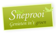 Logo van Sneprooi - Genieten in´t groen!